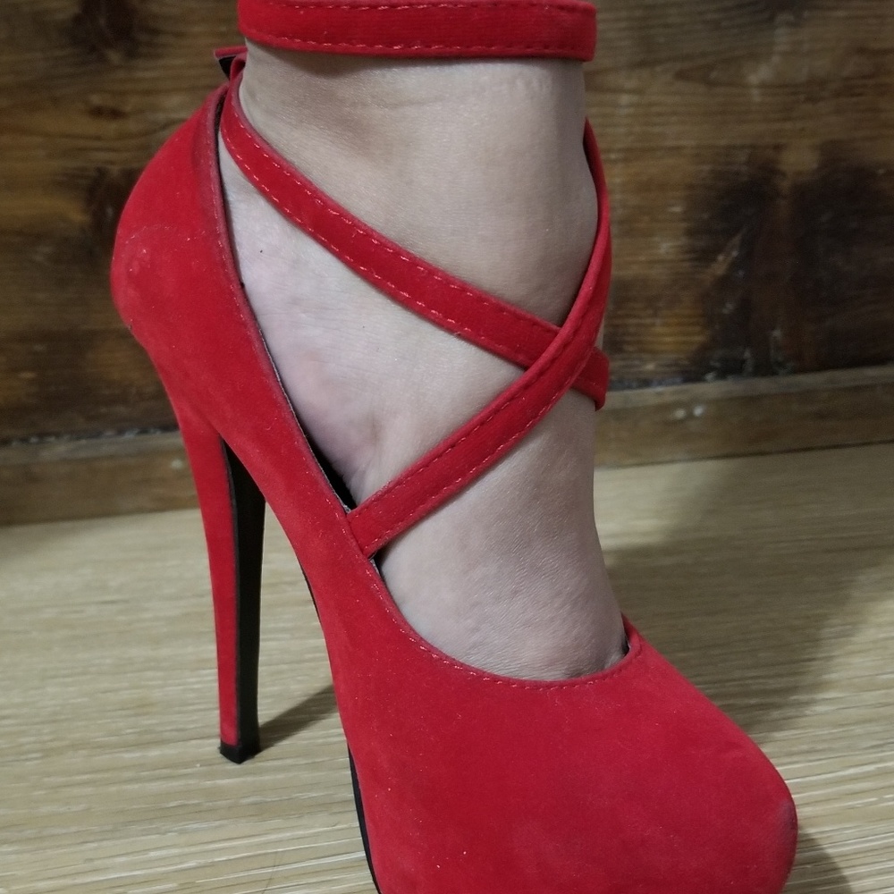 Red High heels